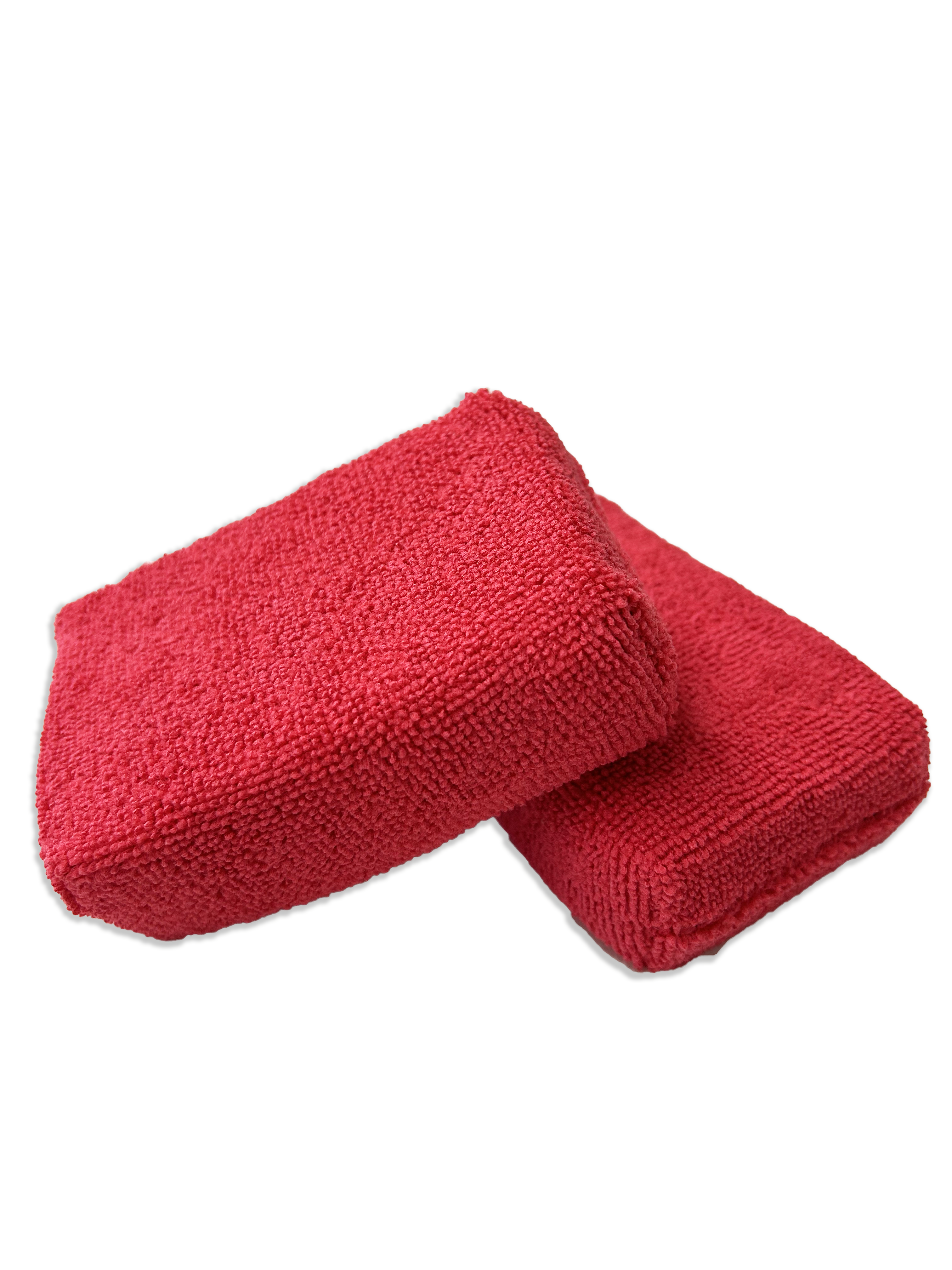 Red Microfiber Wax Applicator