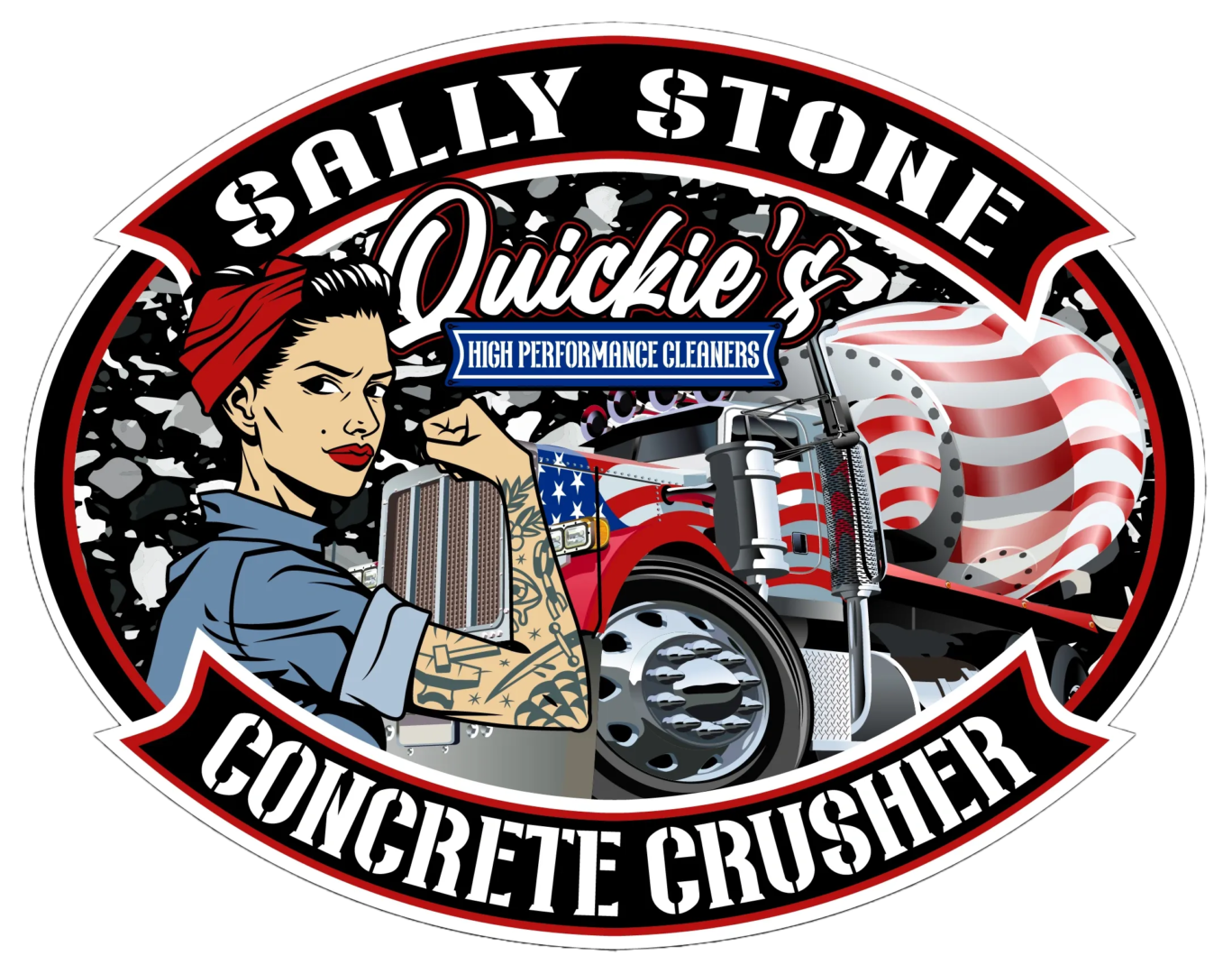 Quickie's Sally Stone Concrete Crusher