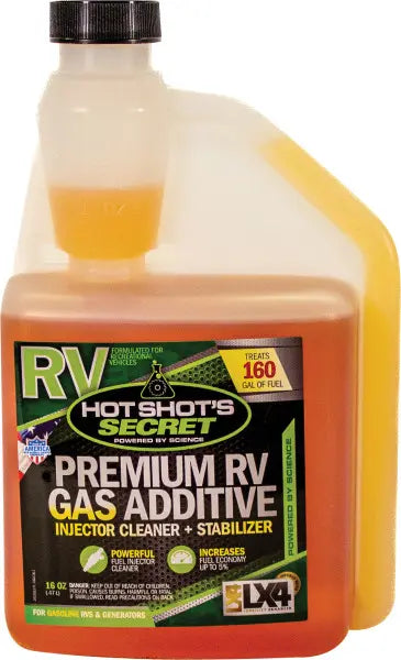 Hot Shot’s Secret® Premium RV Gas Additive – 16 oz