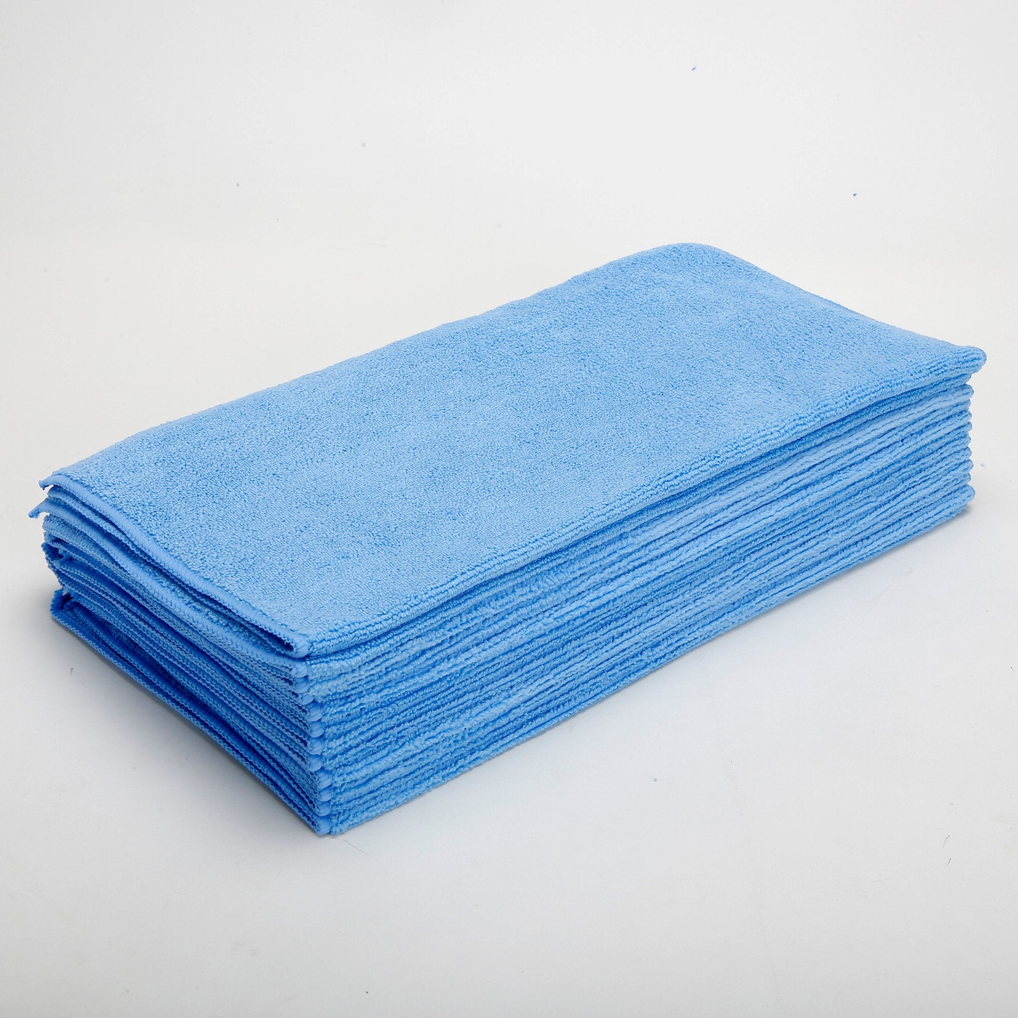 Multi-Purpose Microfiber Basic Towel, 380 GSM, 16"x16", Blue