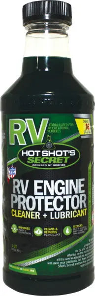 Hot Shot’s Secret® RV Engine Protector Cleaner & Lubricant – 32 oz