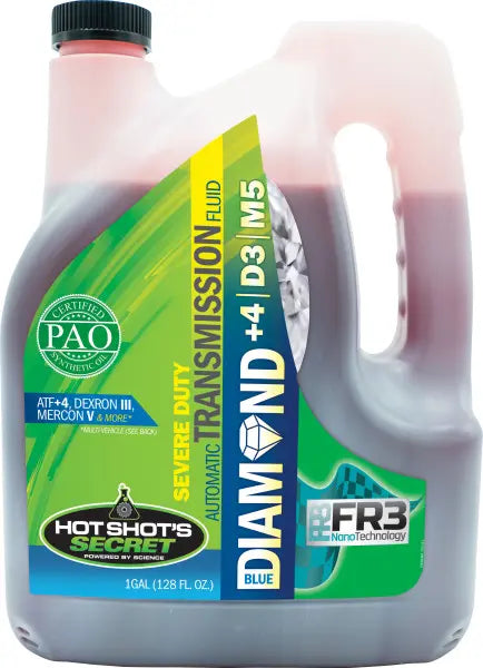 Hot Shot’s Secret® Blue Diamond ATF+4 | DEXRON III | MERCON V+4 | D3 | M5 – 1 gal