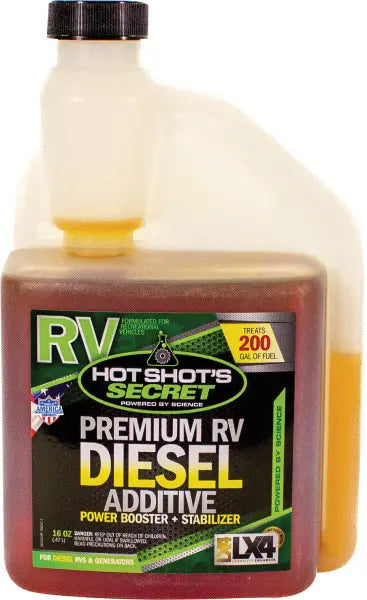 Hot Shot’s Secret® Premium RV Diesel Additive – 16 oz